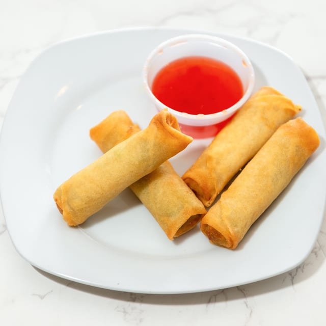 Vegetable Spring Rolls / 素春卷 (四條).