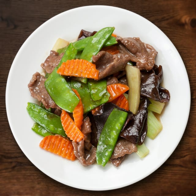 Beef with Snow Peas / 雪豆牛.