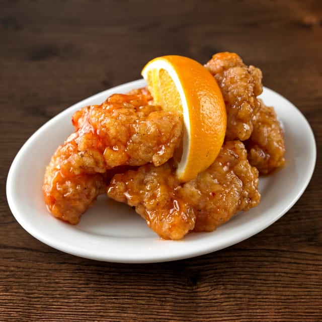 Orange Flavor Chicken / 橙皮的鸡.