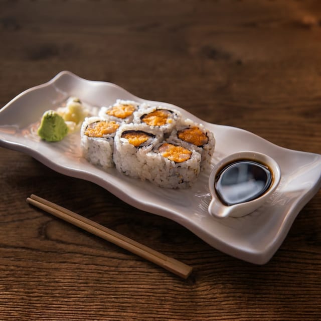Spicy Yellowtail Roll.